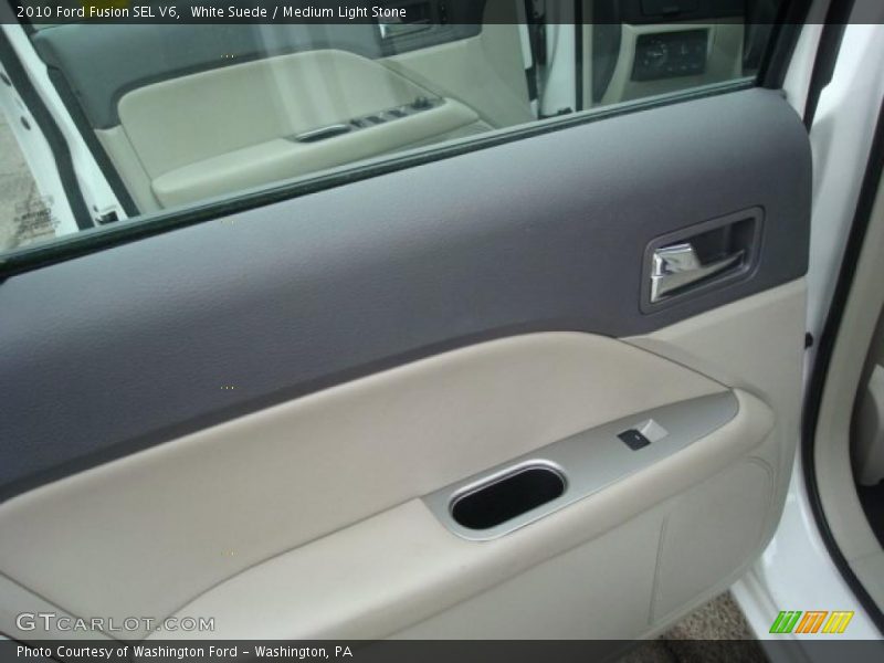 White Suede / Medium Light Stone 2010 Ford Fusion SEL V6