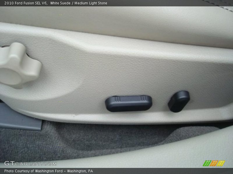 White Suede / Medium Light Stone 2010 Ford Fusion SEL V6