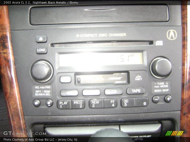 Nighthawk Black Metallic / Ebony 2003 Acura CL 3.2