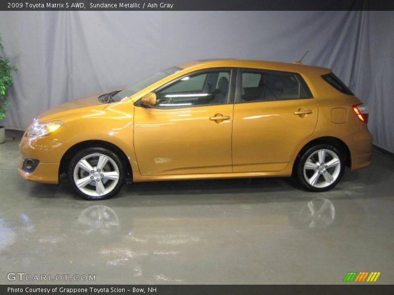 Sundance Metallic / Ash Gray 2009 Toyota Matrix S AWD