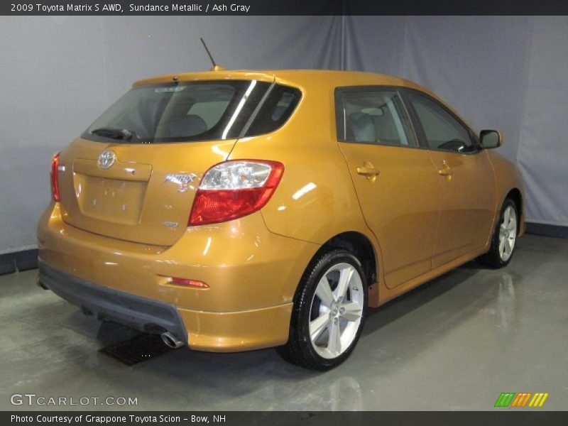 Sundance Metallic / Ash Gray 2009 Toyota Matrix S AWD