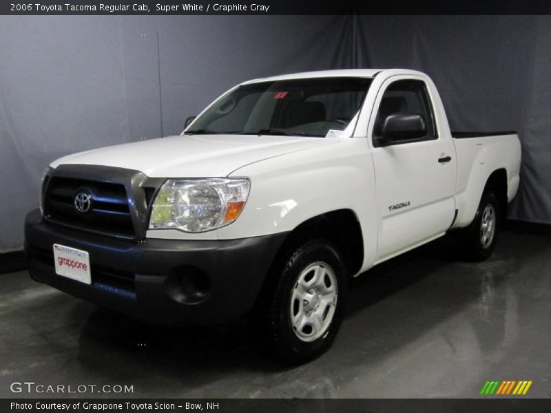 Super White / Graphite Gray 2006 Toyota Tacoma Regular Cab