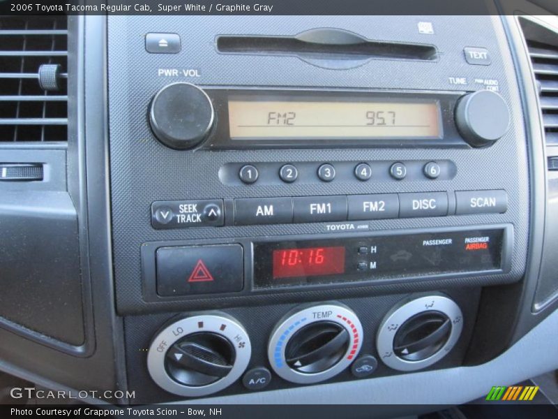 Super White / Graphite Gray 2006 Toyota Tacoma Regular Cab