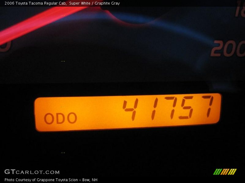Super White / Graphite Gray 2006 Toyota Tacoma Regular Cab