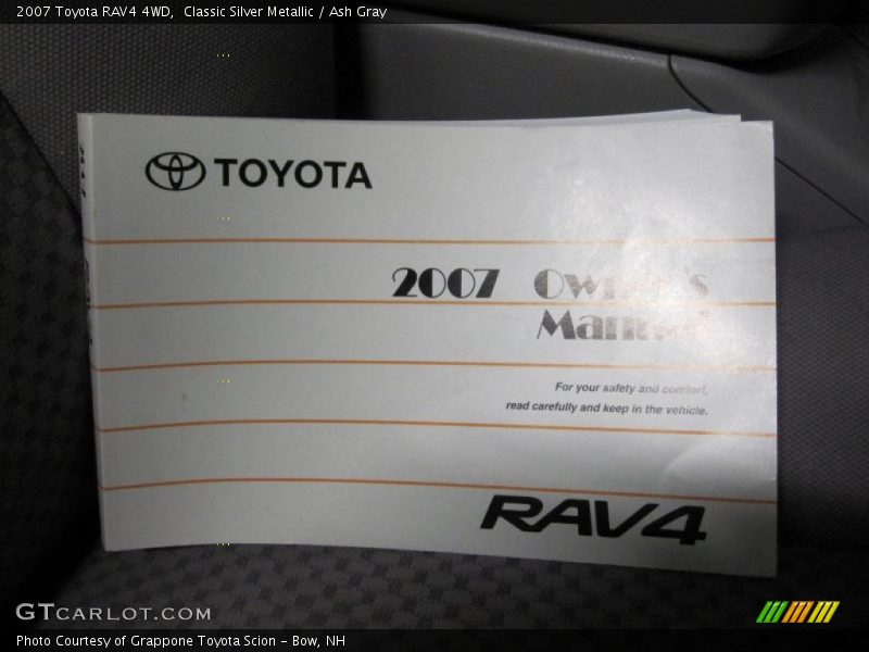 Classic Silver Metallic / Ash Gray 2007 Toyota RAV4 4WD