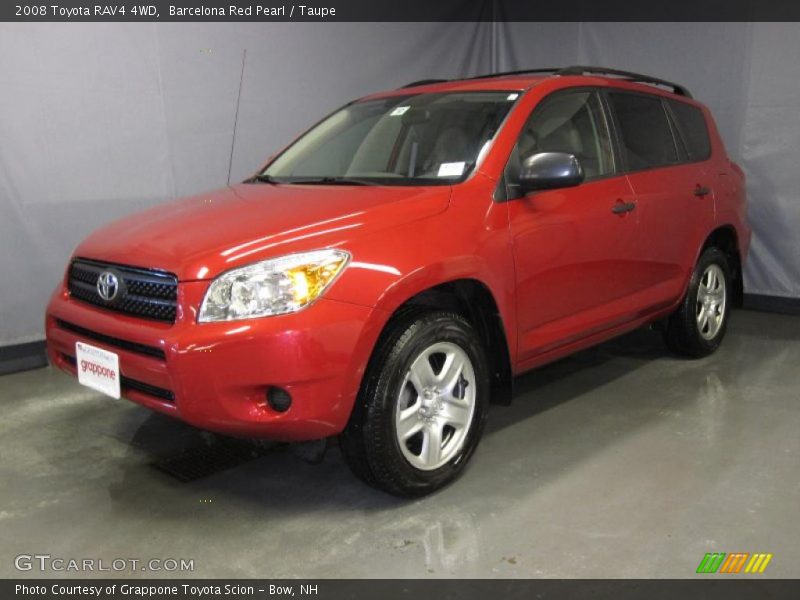 Barcelona Red Pearl / Taupe 2008 Toyota RAV4 4WD