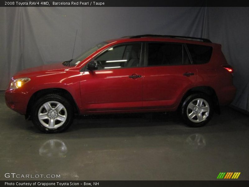 Barcelona Red Pearl / Taupe 2008 Toyota RAV4 4WD