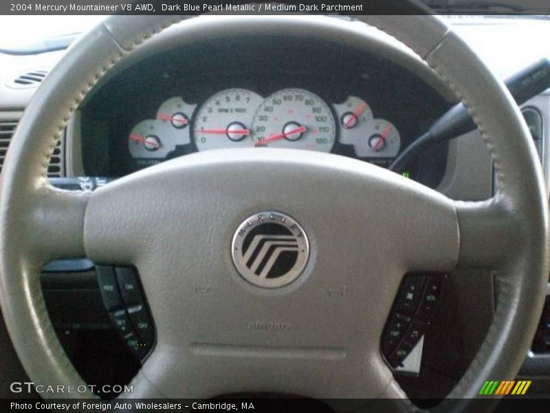 Dark Blue Pearl Metallic / Medium Dark Parchment 2004 Mercury Mountaineer V8 AWD