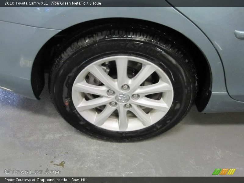 Aloe Green Metallic / Bisque 2010 Toyota Camry XLE