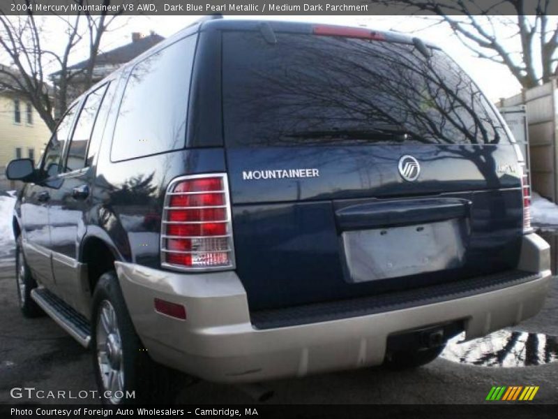 Dark Blue Pearl Metallic / Medium Dark Parchment 2004 Mercury Mountaineer V8 AWD