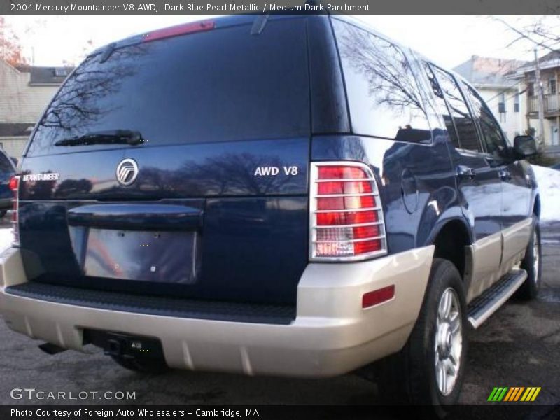 Dark Blue Pearl Metallic / Medium Dark Parchment 2004 Mercury Mountaineer V8 AWD