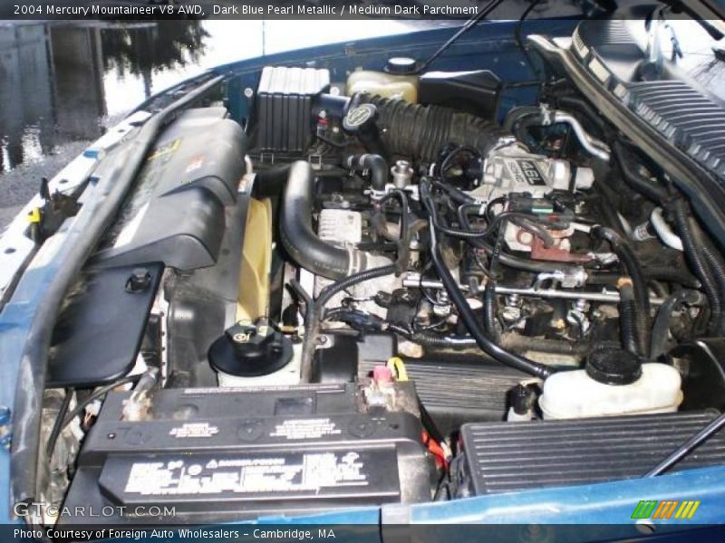 Dark Blue Pearl Metallic / Medium Dark Parchment 2004 Mercury Mountaineer V8 AWD