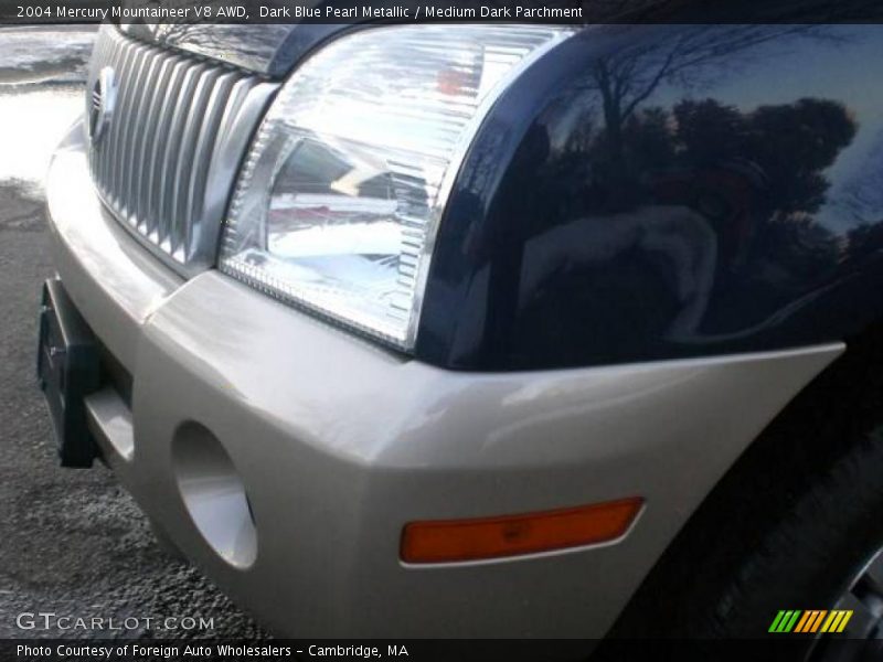 Dark Blue Pearl Metallic / Medium Dark Parchment 2004 Mercury Mountaineer V8 AWD