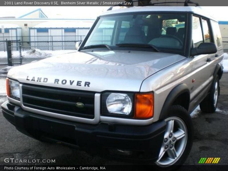 Blenheim Silver Metallic / Smokestone Gray 2001 Land Rover Discovery II SE