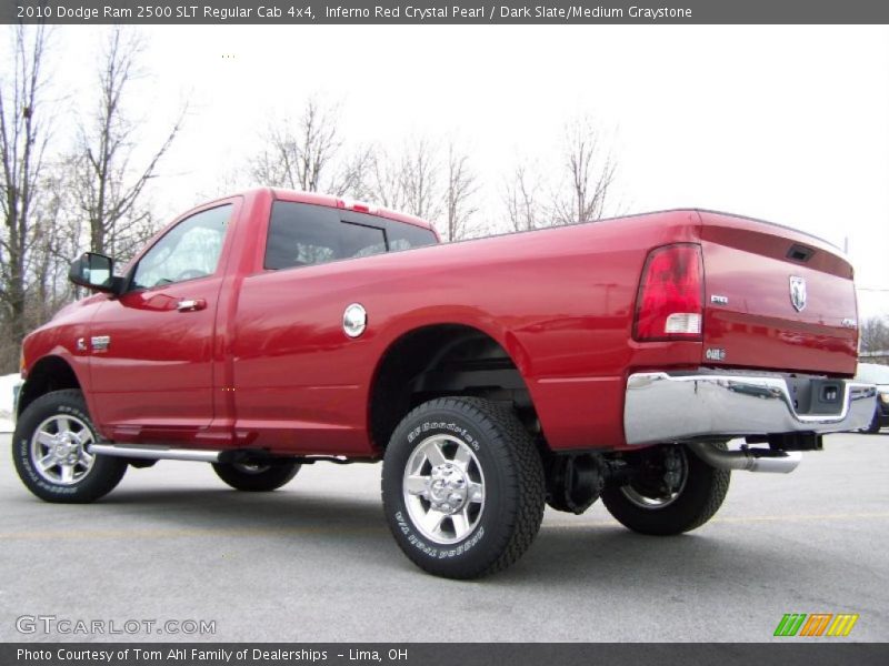 Inferno Red Crystal Pearl / Dark Slate/Medium Graystone 2010 Dodge Ram 2500 SLT Regular Cab 4x4