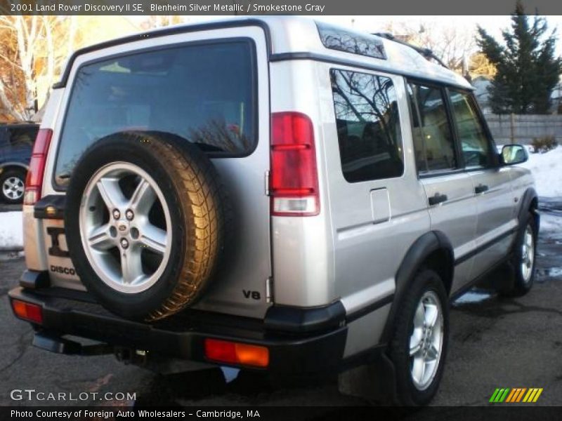 Blenheim Silver Metallic / Smokestone Gray 2001 Land Rover Discovery II SE