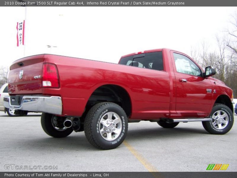 Inferno Red Crystal Pearl / Dark Slate/Medium Graystone 2010 Dodge Ram 2500 SLT Regular Cab 4x4