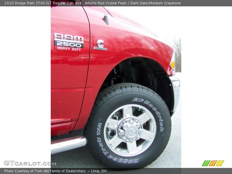 Inferno Red Crystal Pearl / Dark Slate/Medium Graystone 2010 Dodge Ram 2500 SLT Regular Cab 4x4