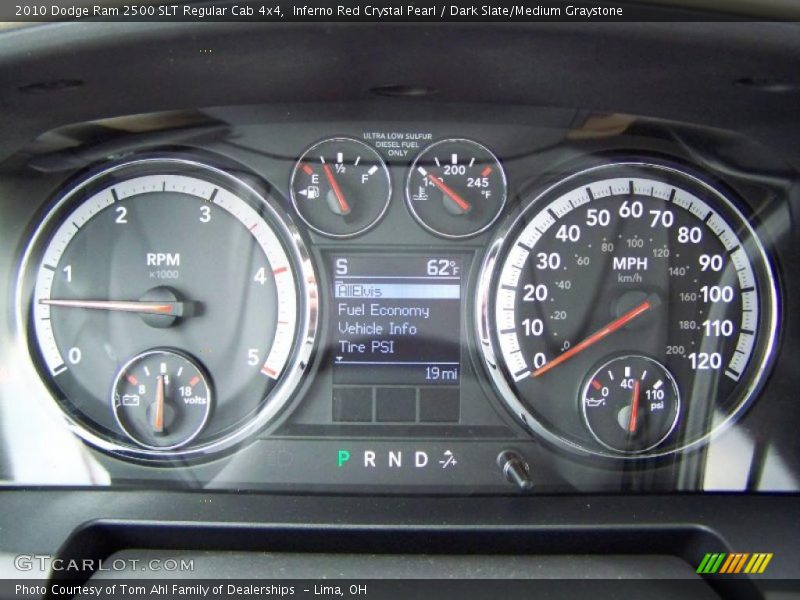 Inferno Red Crystal Pearl / Dark Slate/Medium Graystone 2010 Dodge Ram 2500 SLT Regular Cab 4x4