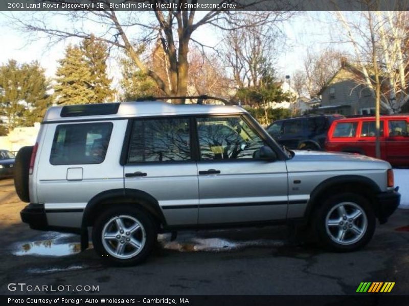 Blenheim Silver Metallic / Smokestone Gray 2001 Land Rover Discovery II SE