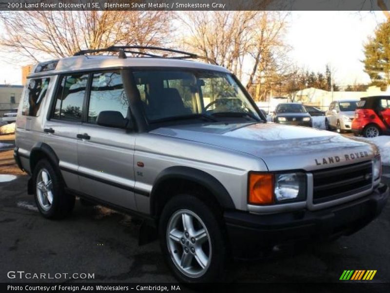 Blenheim Silver Metallic / Smokestone Gray 2001 Land Rover Discovery II SE