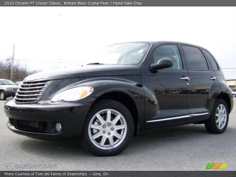 Brilliant Black Crystal Pearl / Pastel Slate Gray 2010 Chrysler PT Cruiser Classic