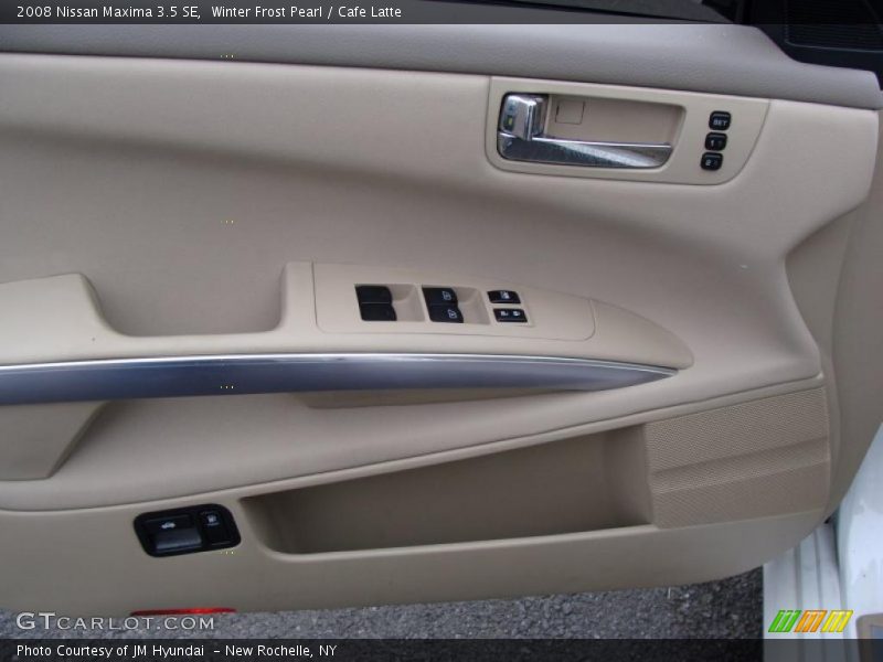 Winter Frost Pearl / Cafe Latte 2008 Nissan Maxima 3.5 SE