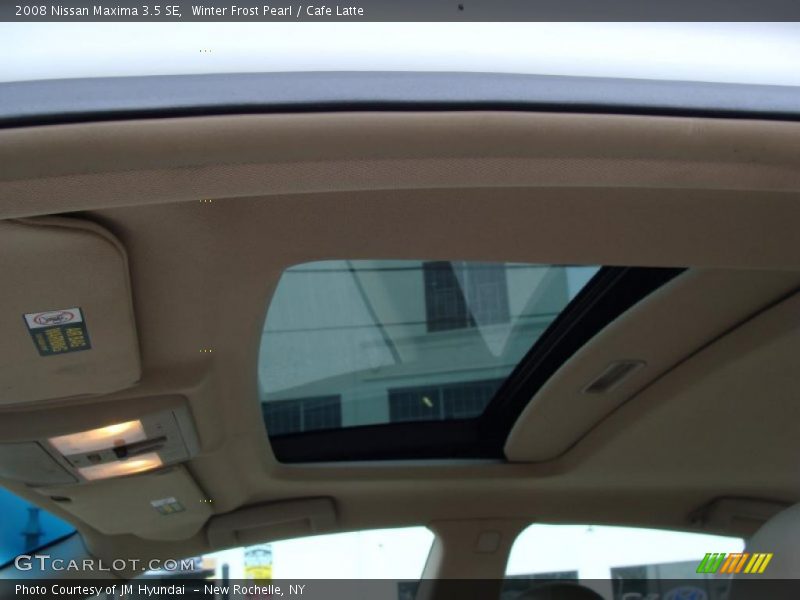 Winter Frost Pearl / Cafe Latte 2008 Nissan Maxima 3.5 SE