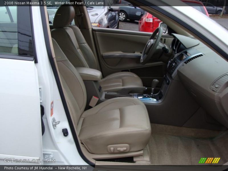 Winter Frost Pearl / Cafe Latte 2008 Nissan Maxima 3.5 SE