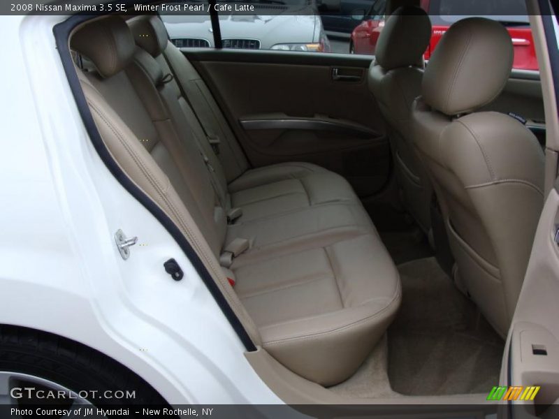 Winter Frost Pearl / Cafe Latte 2008 Nissan Maxima 3.5 SE