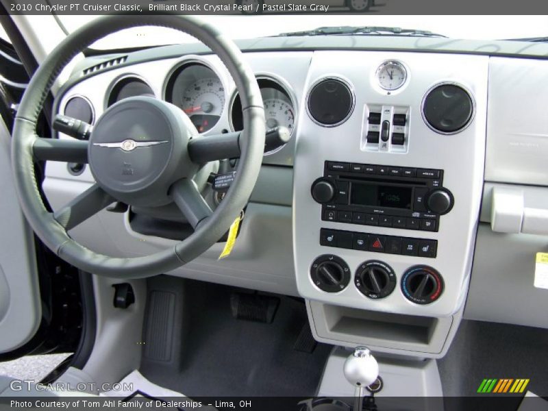Brilliant Black Crystal Pearl / Pastel Slate Gray 2010 Chrysler PT Cruiser Classic