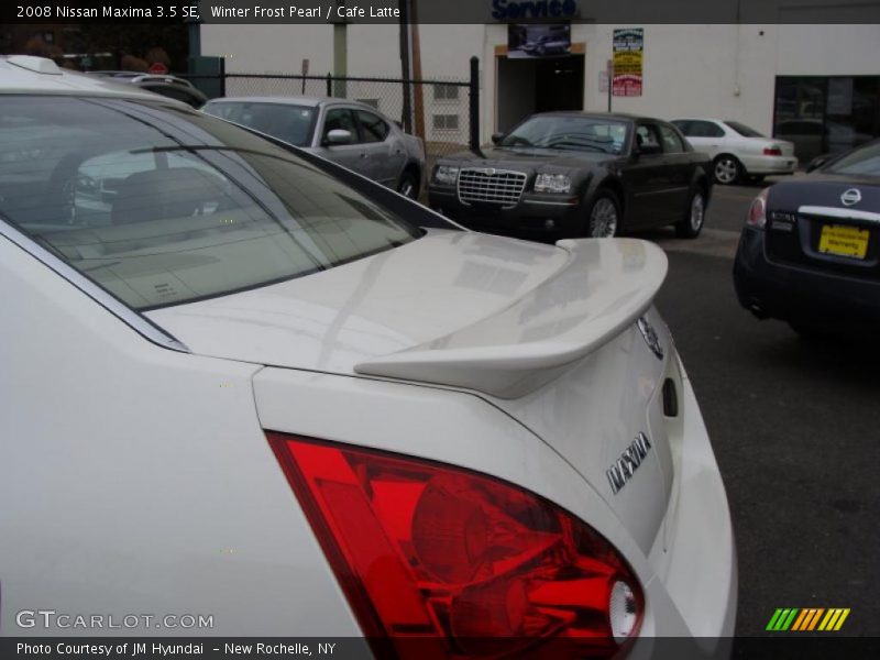 Winter Frost Pearl / Cafe Latte 2008 Nissan Maxima 3.5 SE