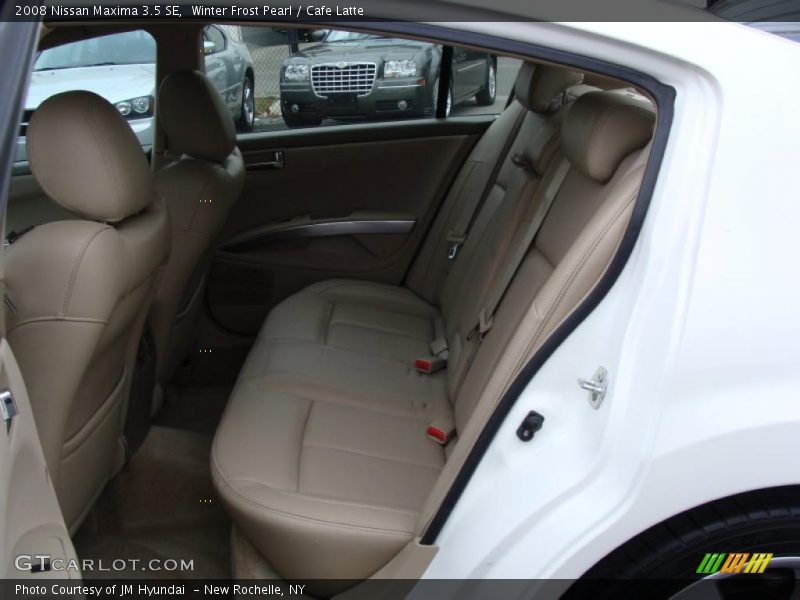 Winter Frost Pearl / Cafe Latte 2008 Nissan Maxima 3.5 SE