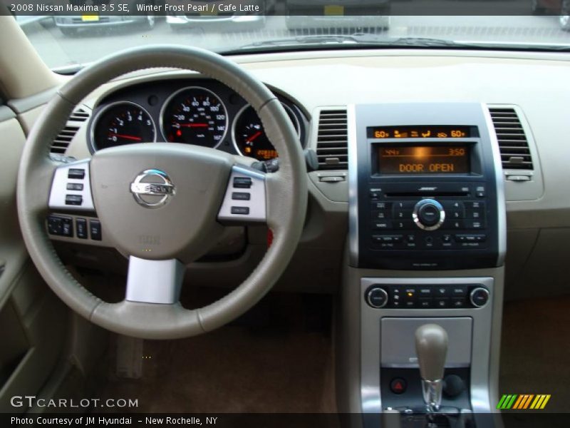 Winter Frost Pearl / Cafe Latte 2008 Nissan Maxima 3.5 SE