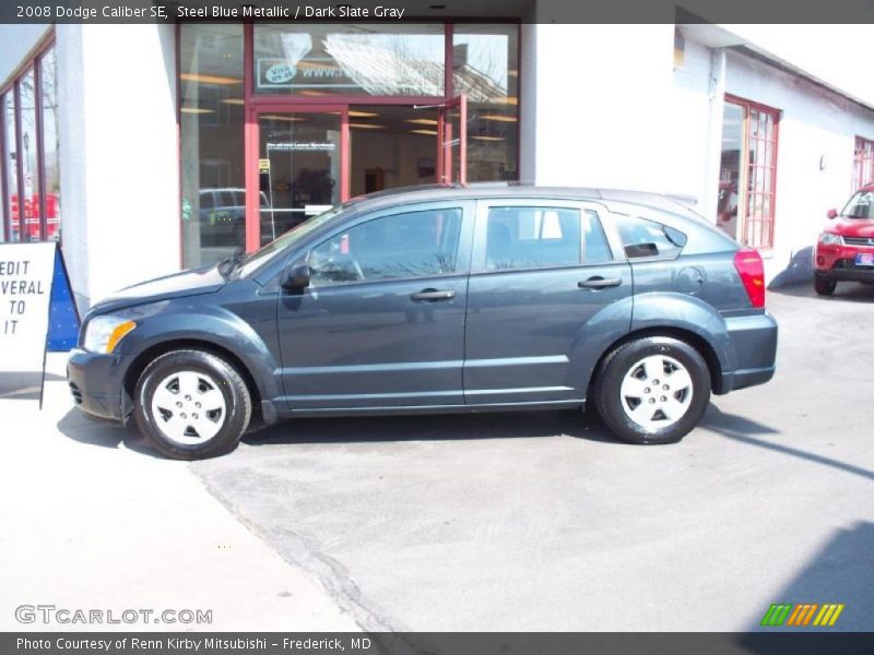 Steel Blue Metallic / Dark Slate Gray 2008 Dodge Caliber SE