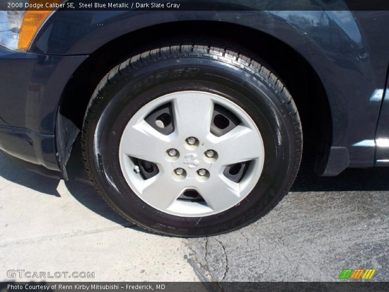Steel Blue Metallic / Dark Slate Gray 2008 Dodge Caliber SE