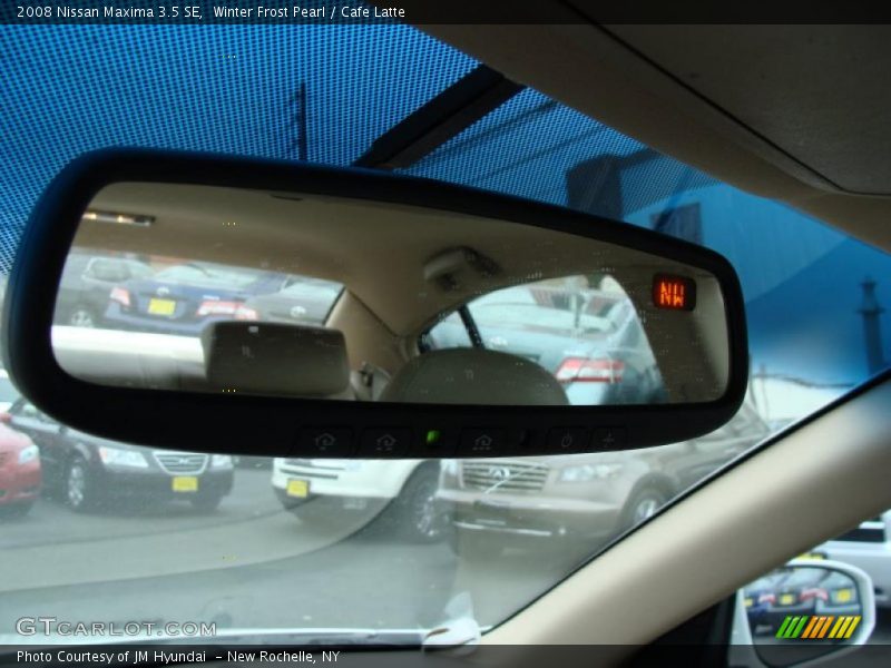 Winter Frost Pearl / Cafe Latte 2008 Nissan Maxima 3.5 SE