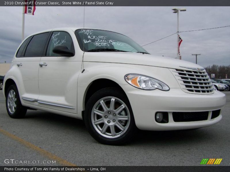 Stone White / Pastel Slate Gray 2010 Chrysler PT Cruiser Classic