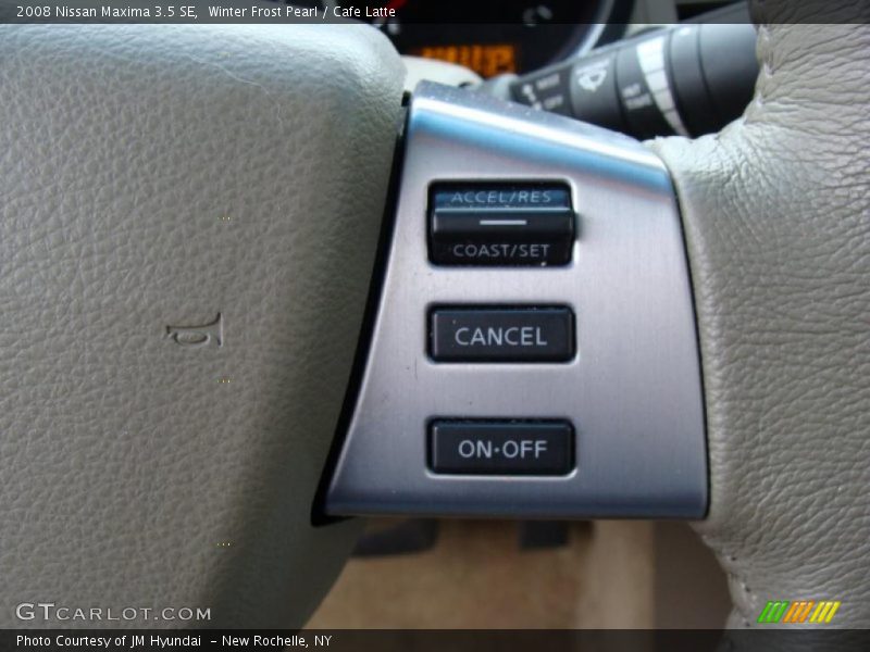 Winter Frost Pearl / Cafe Latte 2008 Nissan Maxima 3.5 SE