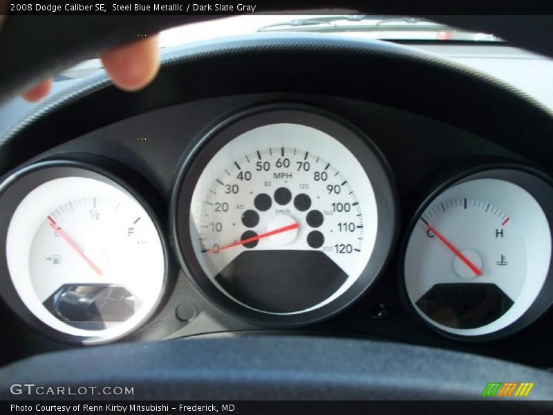 Steel Blue Metallic / Dark Slate Gray 2008 Dodge Caliber SE