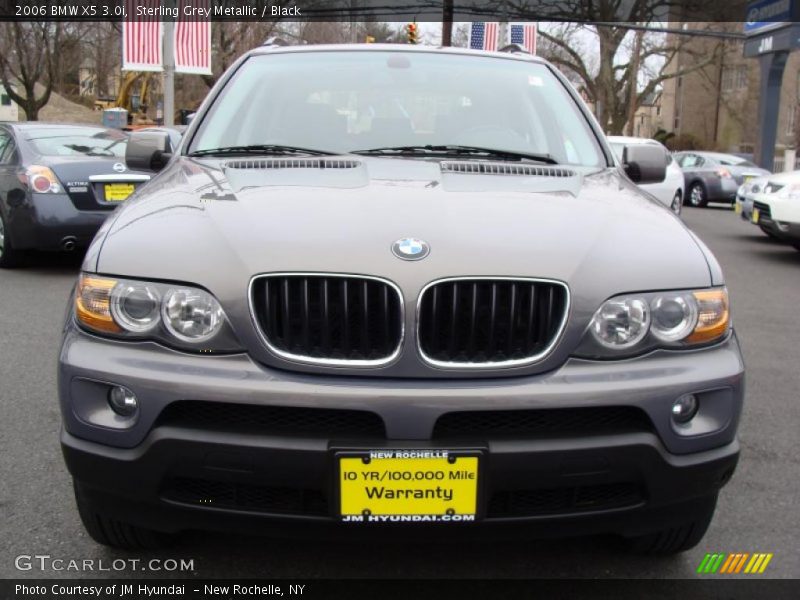 Sterling Grey Metallic / Black 2006 BMW X5 3.0i
