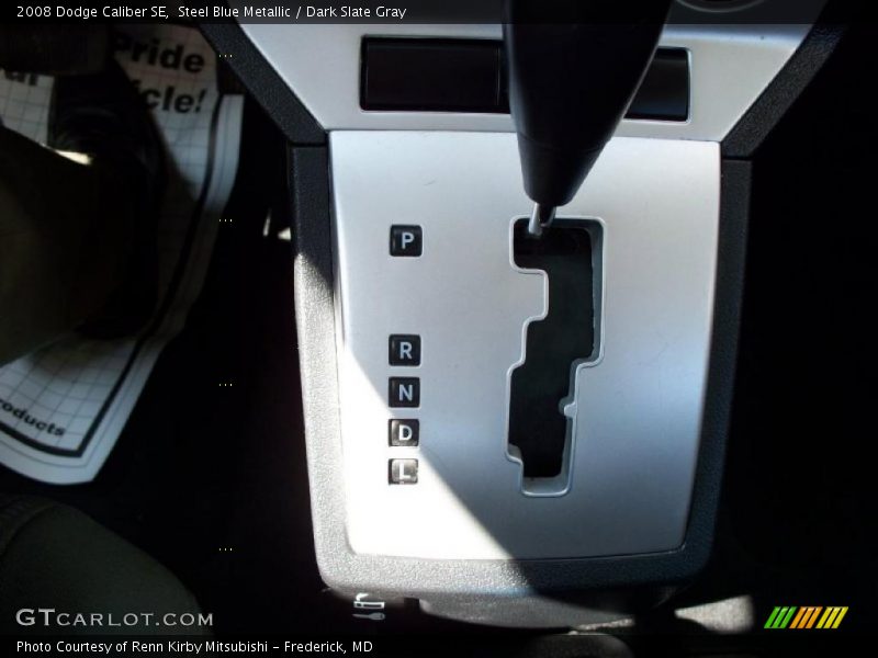 Steel Blue Metallic / Dark Slate Gray 2008 Dodge Caliber SE