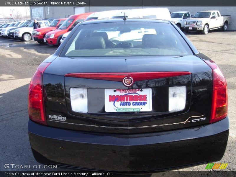 Black Raven / Ebony 2005 Cadillac CTS Sedan