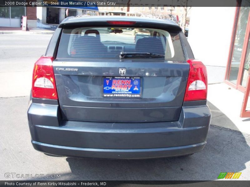 Steel Blue Metallic / Dark Slate Gray 2008 Dodge Caliber SE