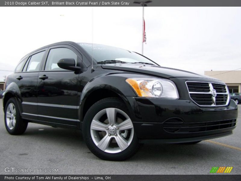 Brilliant Black Crystal Pearl / Dark Slate Gray 2010 Dodge Caliber SXT