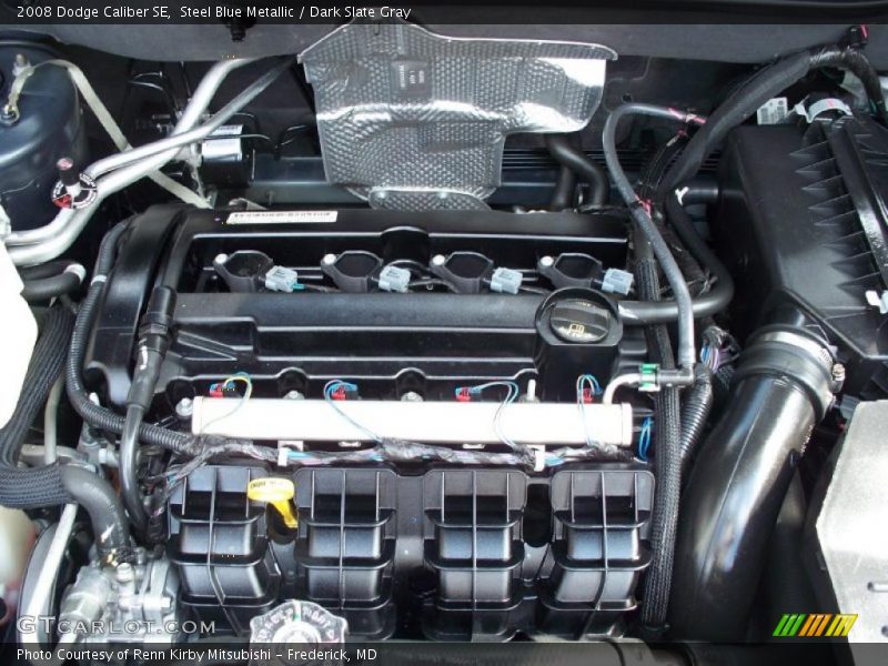 Steel Blue Metallic / Dark Slate Gray 2008 Dodge Caliber SE