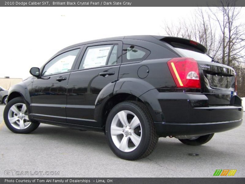 Brilliant Black Crystal Pearl / Dark Slate Gray 2010 Dodge Caliber SXT