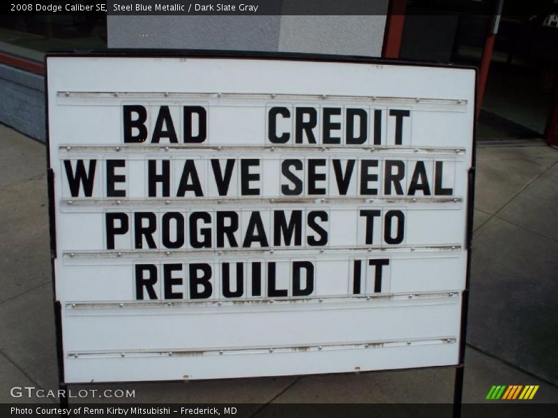Steel Blue Metallic / Dark Slate Gray 2008 Dodge Caliber SE