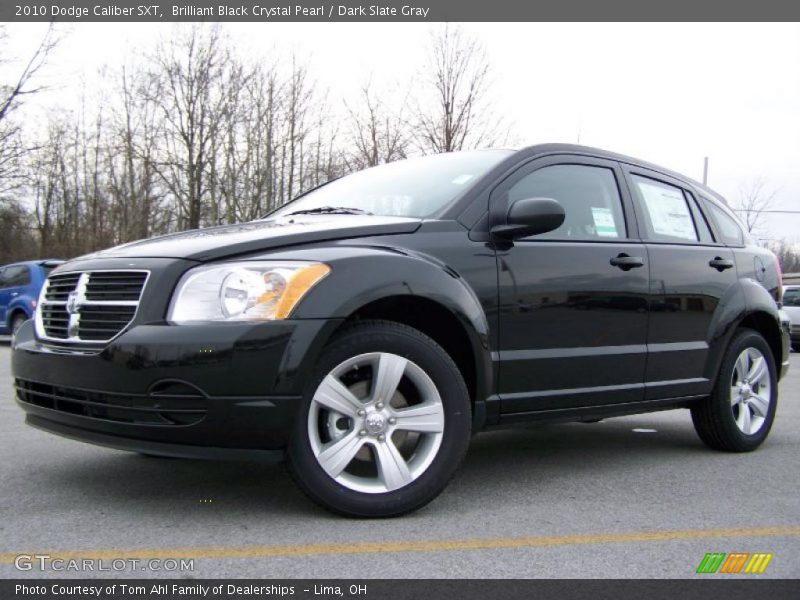 Brilliant Black Crystal Pearl / Dark Slate Gray 2010 Dodge Caliber SXT
