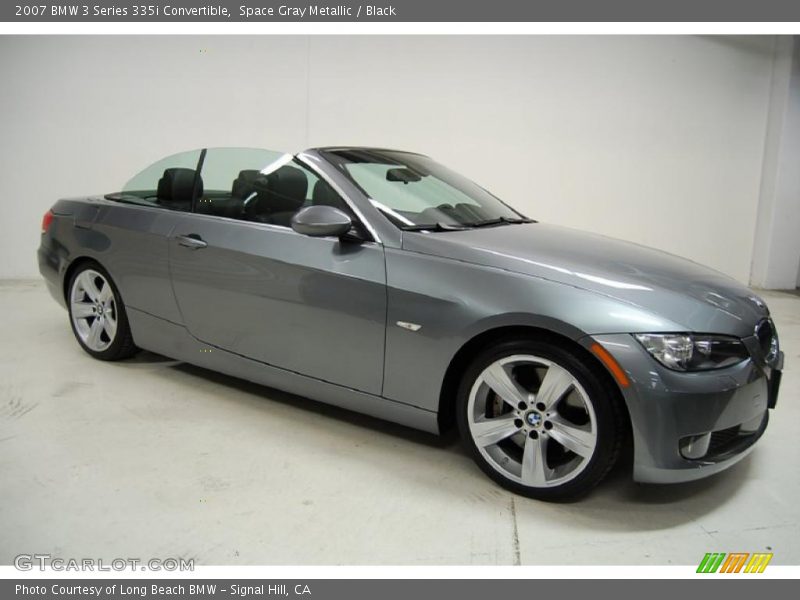 Space Gray Metallic / Black 2007 BMW 3 Series 335i Convertible